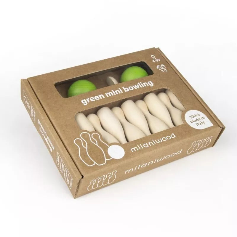 Milaniwood žaidimas Green Mini Bowling