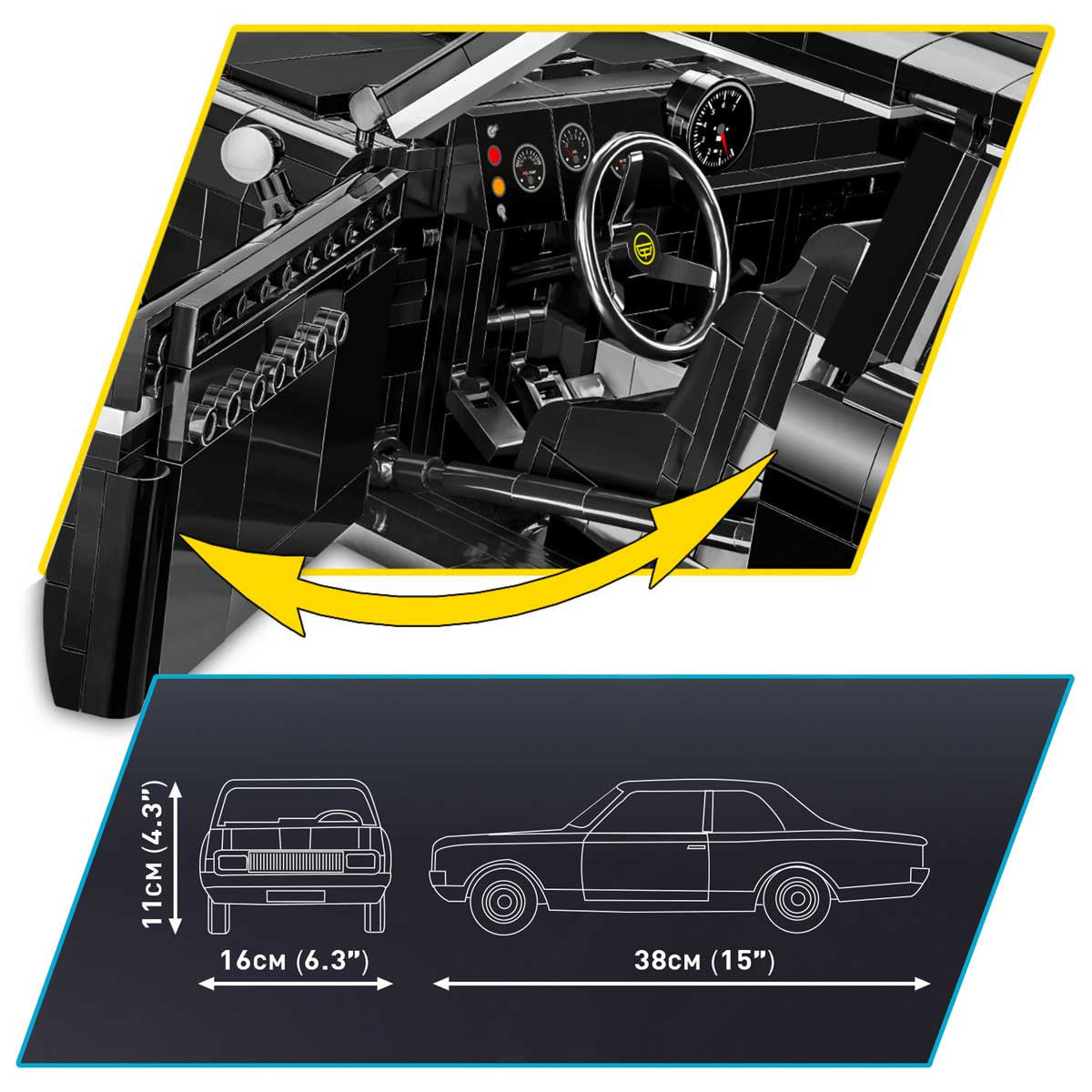 Opel Rekord C 1:12 Konstruktorius