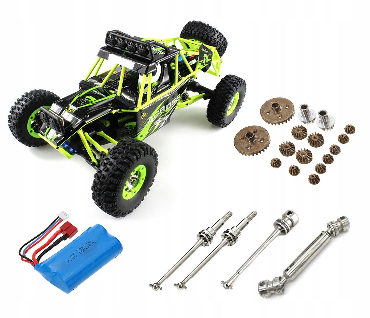 Wltoys 12428 Automodelis (Metaliniais Diferencialais)